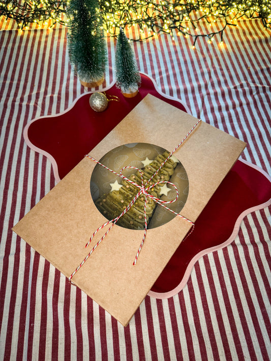 Giant Pistachio & Chocolate Brownie Tree