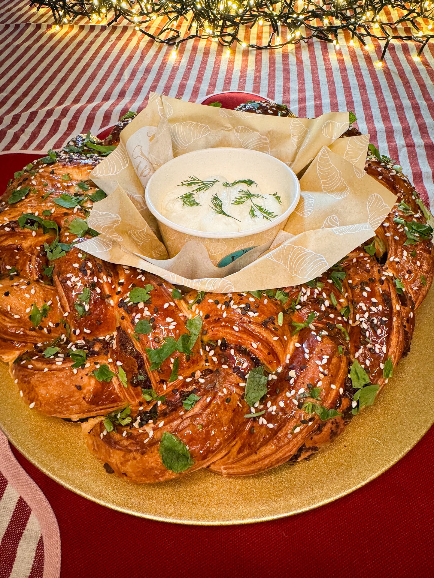Giant Spinach and Feta (Spanakopita) Roll