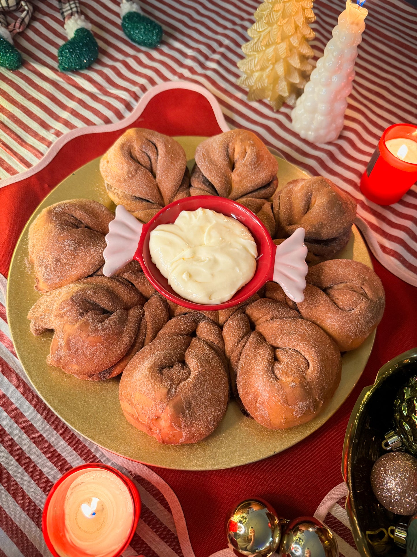 Giant Vegan Cinnamon Swirl